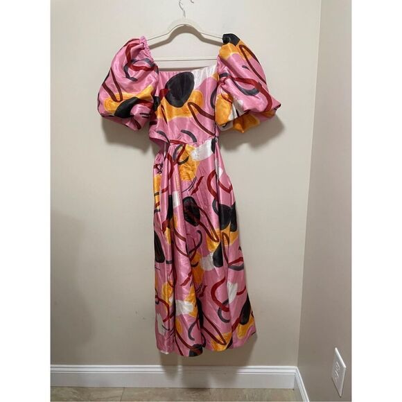 AURETA STUDIO Ada Midi Dress Size S - Picture 7 of 8